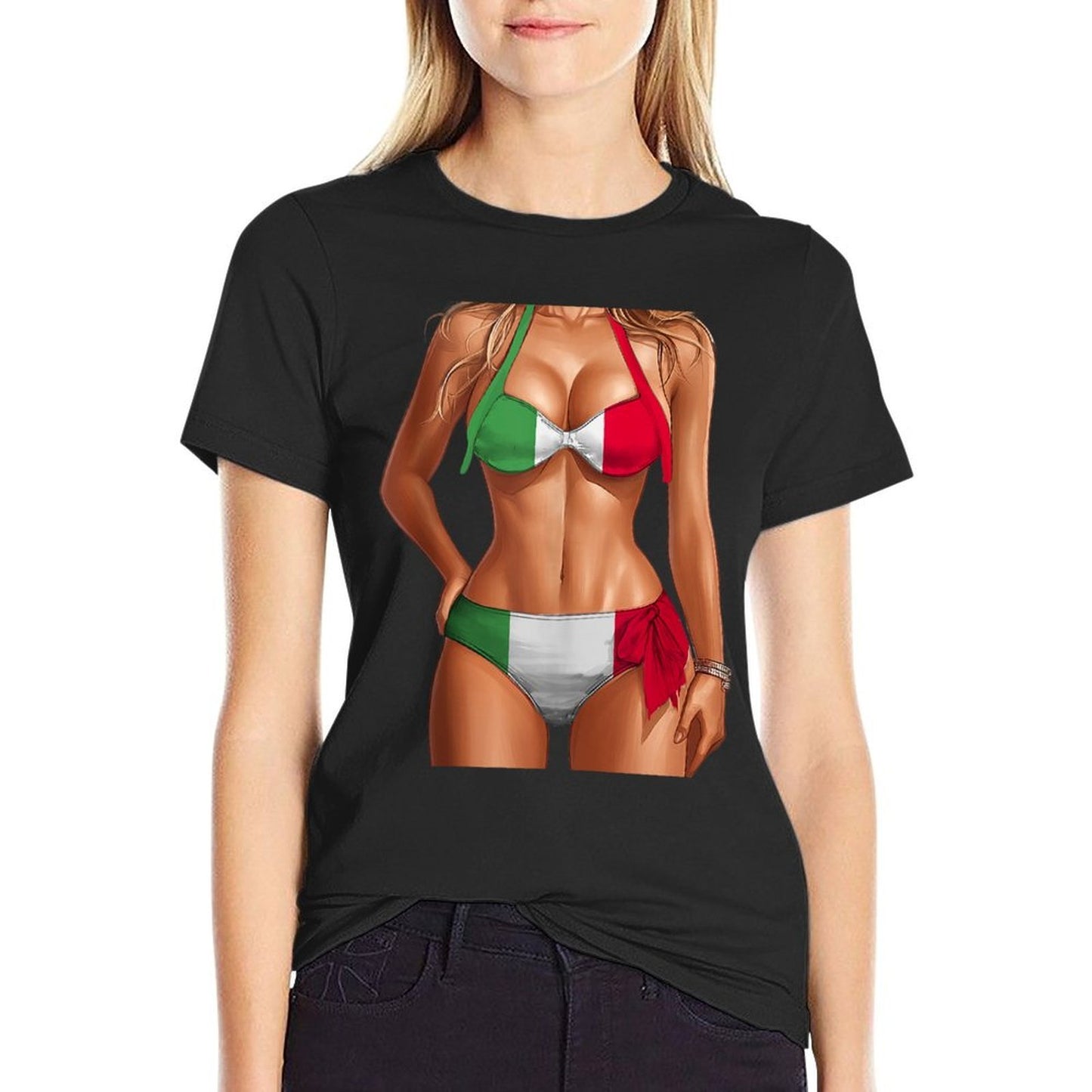 Italian Heritage Bikini Outfit for Women Italy  Classic T-Shirt