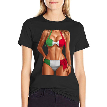 Italian Heritage Bikini Outfit for Women Italy  Classic T-Shirt