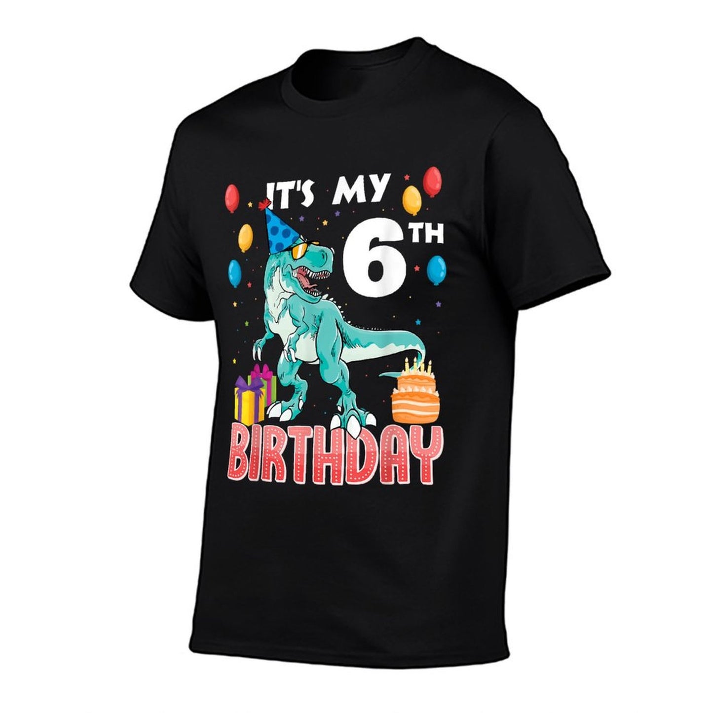 It's My 6th Birthday Dino T-Rex 6 Years Old Bday  Soft T-Shirt