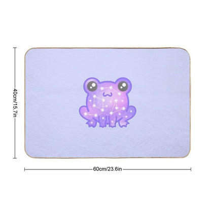 Galaxy Frog  Anti-Trip Bath Mat