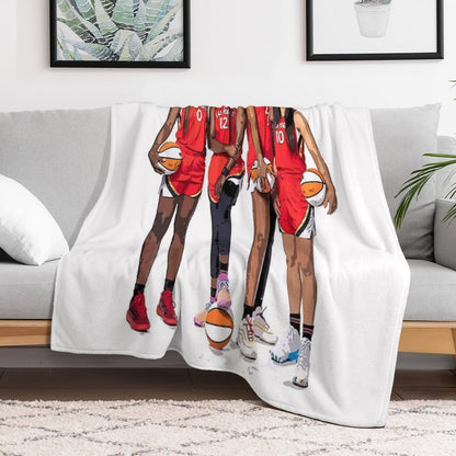 Las Vegas Aces Machine-washable Throw Blanket