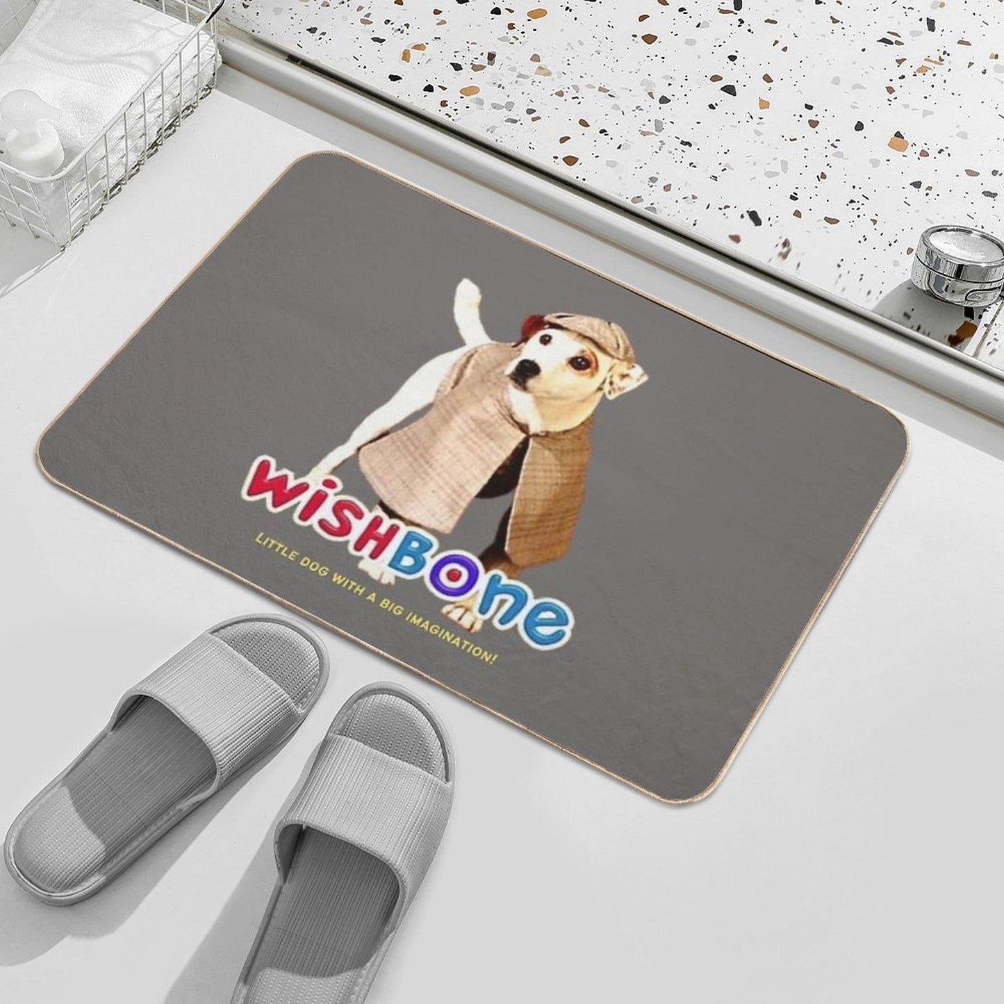 Wishbone Tv Show Sherlock Holmes - 2 ORIGINAL BY CRUSHART1 ON REDBUBBLE  High-Traffic Bath Mat