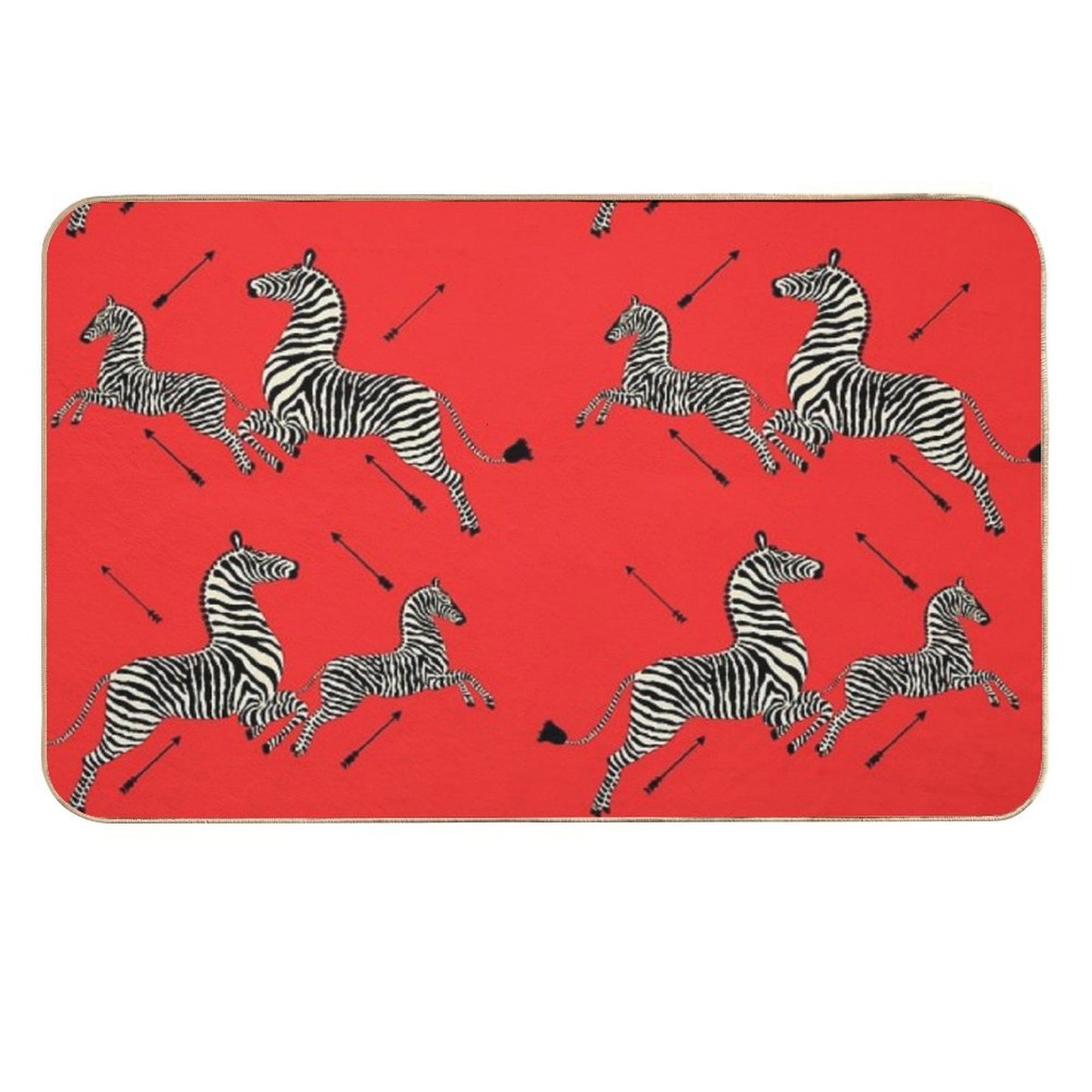 The Tenenbaums Zebra!  Multi-Purpose Bath Mat