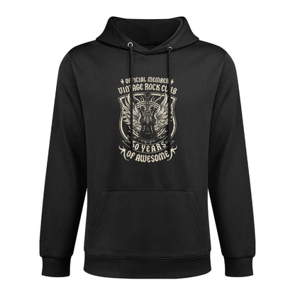Funny 50 Year Old Birthday Rock & Roll Outfit 50th Birthday Customizable Surface Hoodie