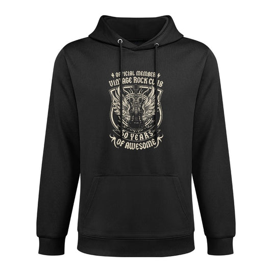 Funny 50 Year Old Birthday Rock & Roll Outfit 50th Birthday Customizable Surface Hoodie