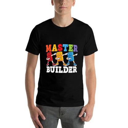Dabbing Kids Master Builder Funny Building Blocks Bricks  Classic T-Shirt