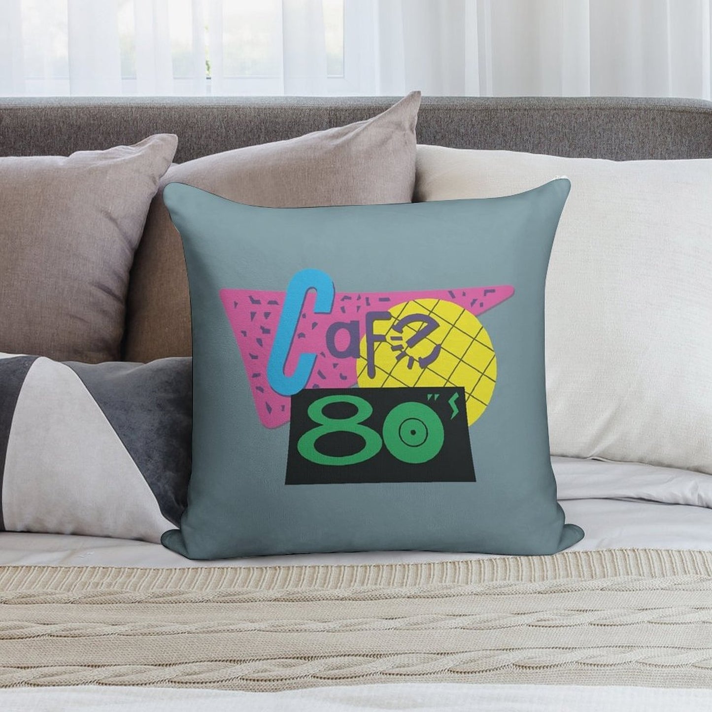 Cafe 80s – Back To The Future II, Marty McFly, Pepsi Perfect Soft High-Density Material Throw Pillow