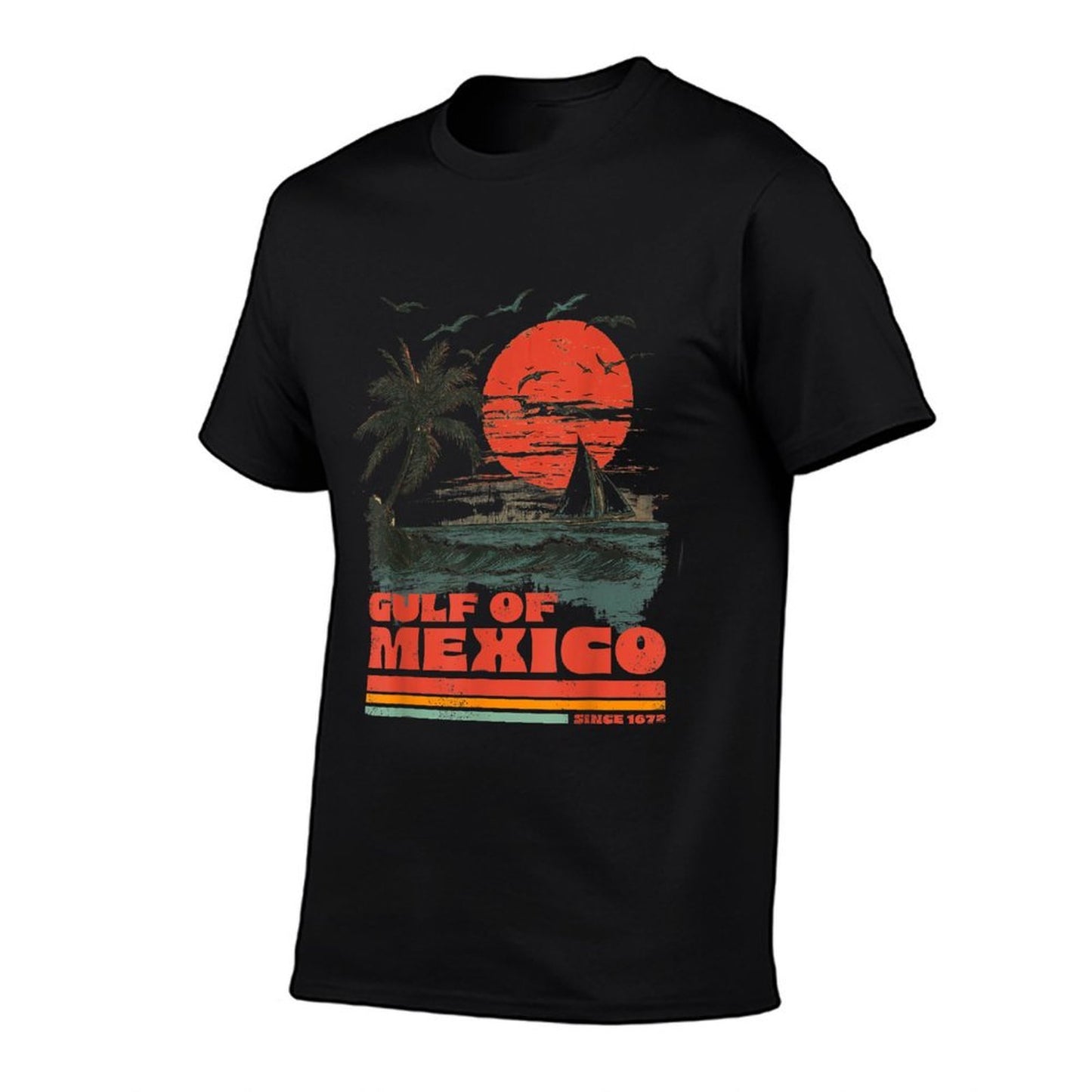 Gulf of Mexico Beach Vintage Distressed Shirt  Quick-drying T-Shirt