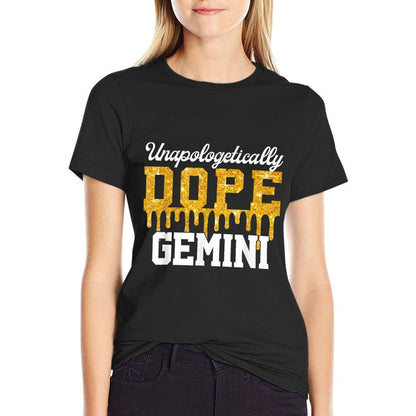 Dope Gemini Zodiac African Birthday Horoscope Lover Womens  Breathable T-Shirt