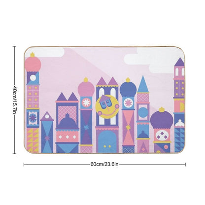 It's A Small World after All  Odorless Bath Mat