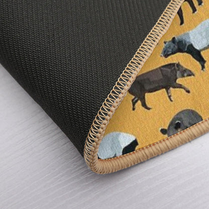 T Is for Tapir  Easy To Clean Bath Mat