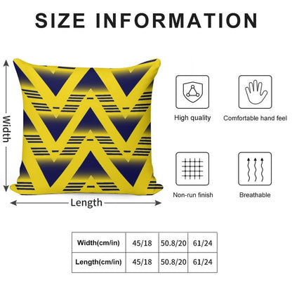 Retro Gooners Soft Decorative Cover Throw Pillow