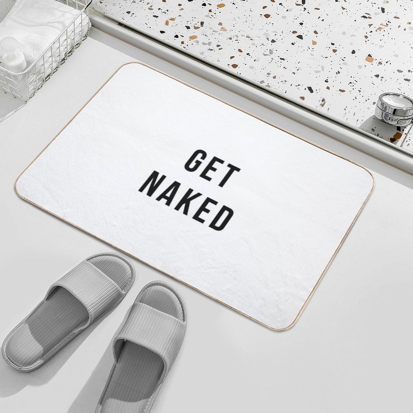 Get Naked  Stain-Proof Bath Mat