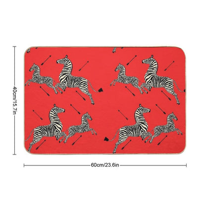 The Tenenbaums Zebra!  Multi-Purpose Bath Mat