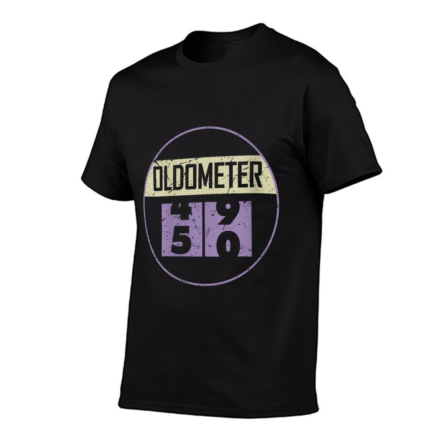 Oldometer 49-50 Years Old 50th Birthday Funny For Men Women  Wrinkle-resistant T-Shirt