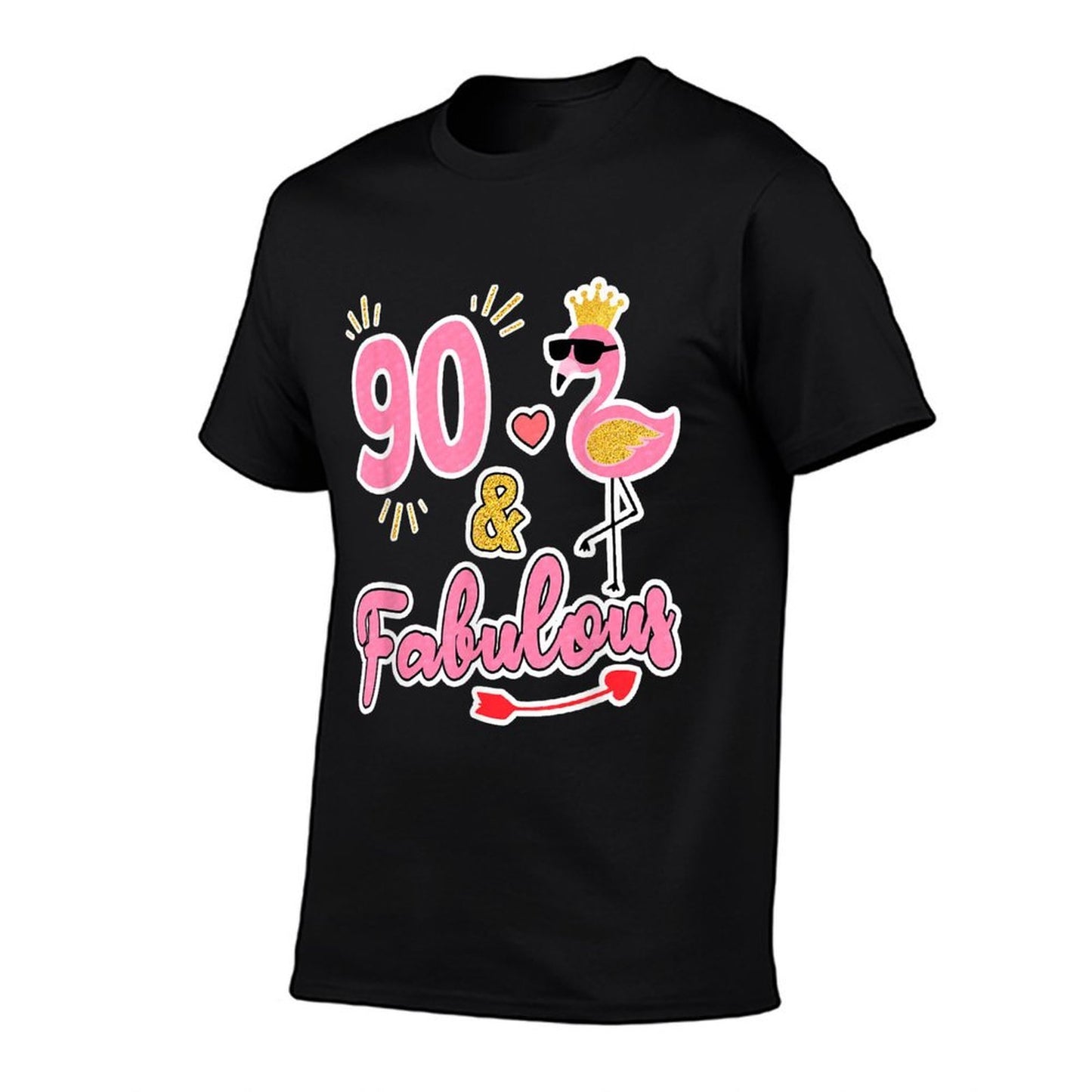 90 And Fabulous - 90 Years Old Gift - 90th Birthday  Versatile T-Shirt