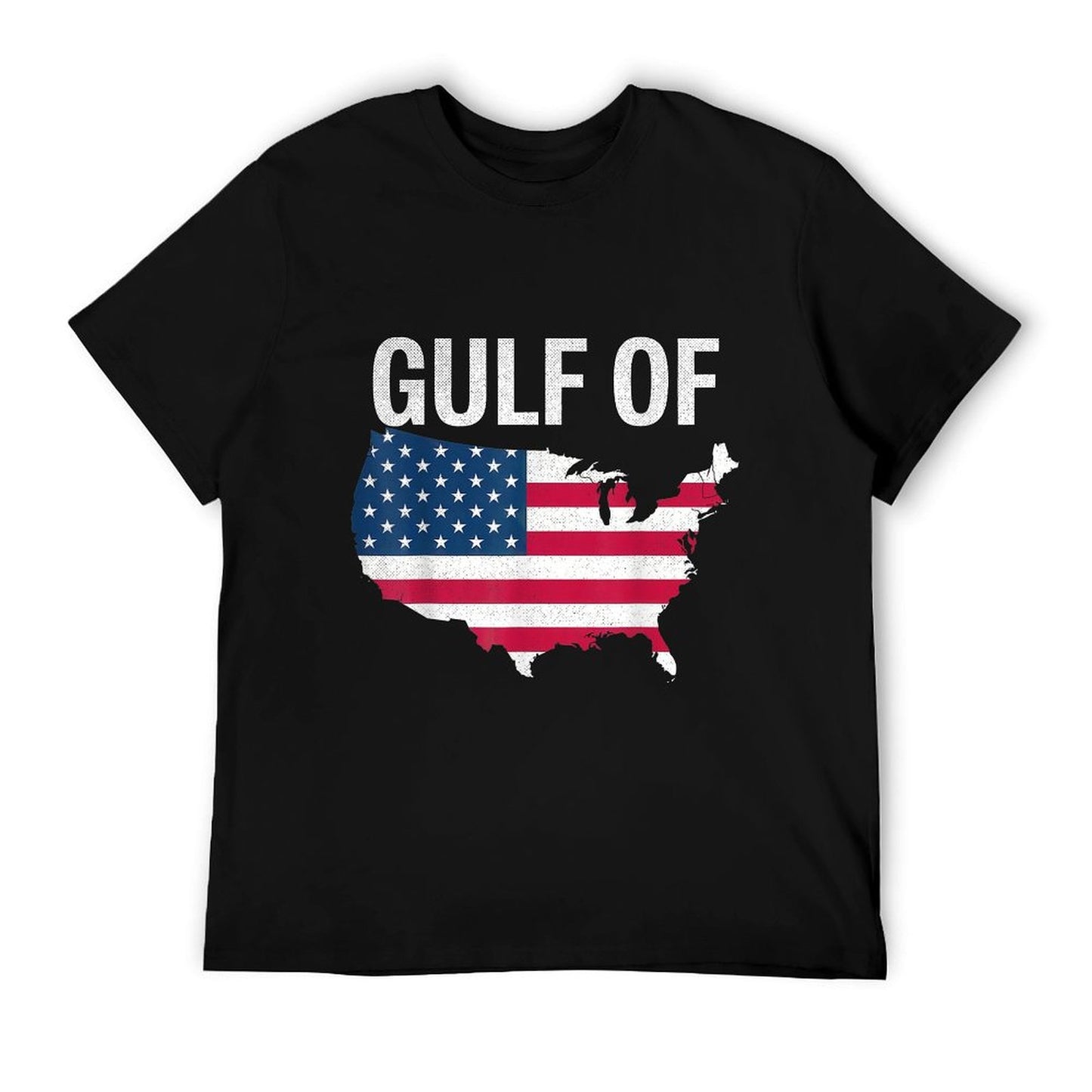 Gulf of USA American Flag Cotton T-Shirt
