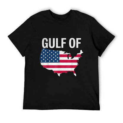 Gulf of USA American Flag Cotton T-Shirt