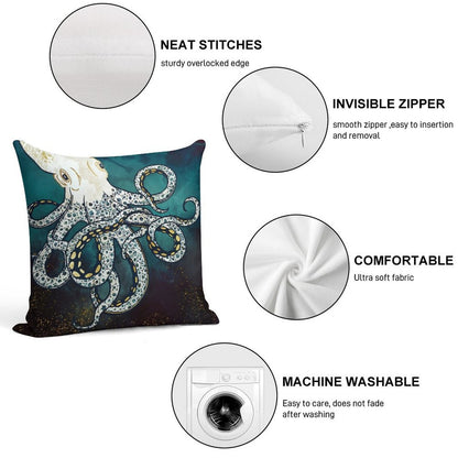 Underwater Dream VII Soft Warmth Comfort Throw Pillow