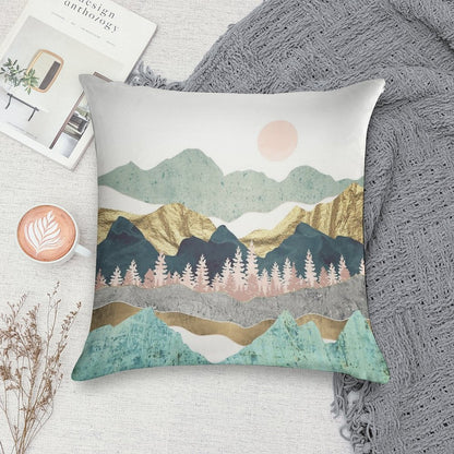 Summer Vista Soft Fade-Resistant Throw Pillow