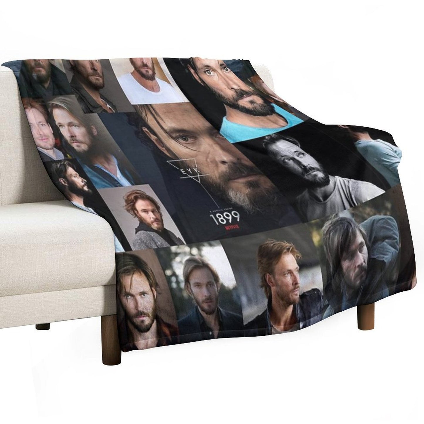 Andreas Pietschmann Collage Design Multi-functional Throw Blanket