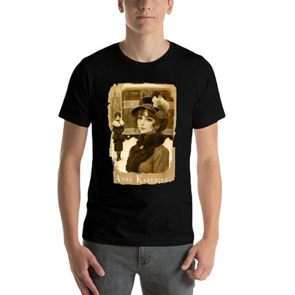 Anna Karenina Leo Tolstoy  Oversized Silhouette T-Shirt