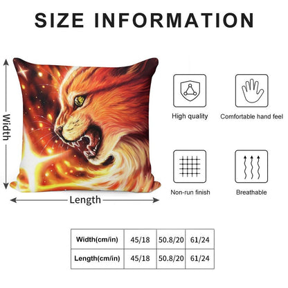 Fire Star Soft Easy Maintenance Throw Pillow