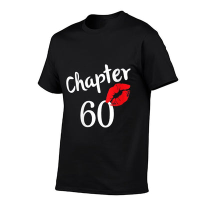 Womens Chapter 60 Years 60th Happy Birthday Lips Girls Born In 1961  Oversized Silhouette T-Shirt