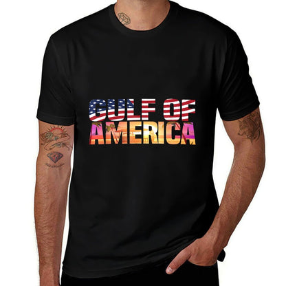 Retro Gulf Of USA America Flag Est 2025 Gulf Mexico Breathable T-Shirt