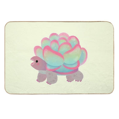 Cactus Tortoise  Anti-Trip Bath Mat