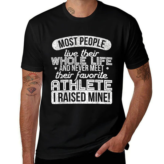 I Raised My Favorite Athlete Sports Mom Dad Gift  Vintage-inspired T-Shirt
