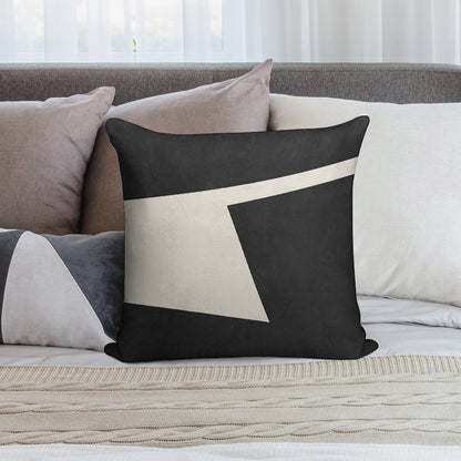 ABSTRACT SHAPES 02 Soft Skin-Friendly Throw Pillow