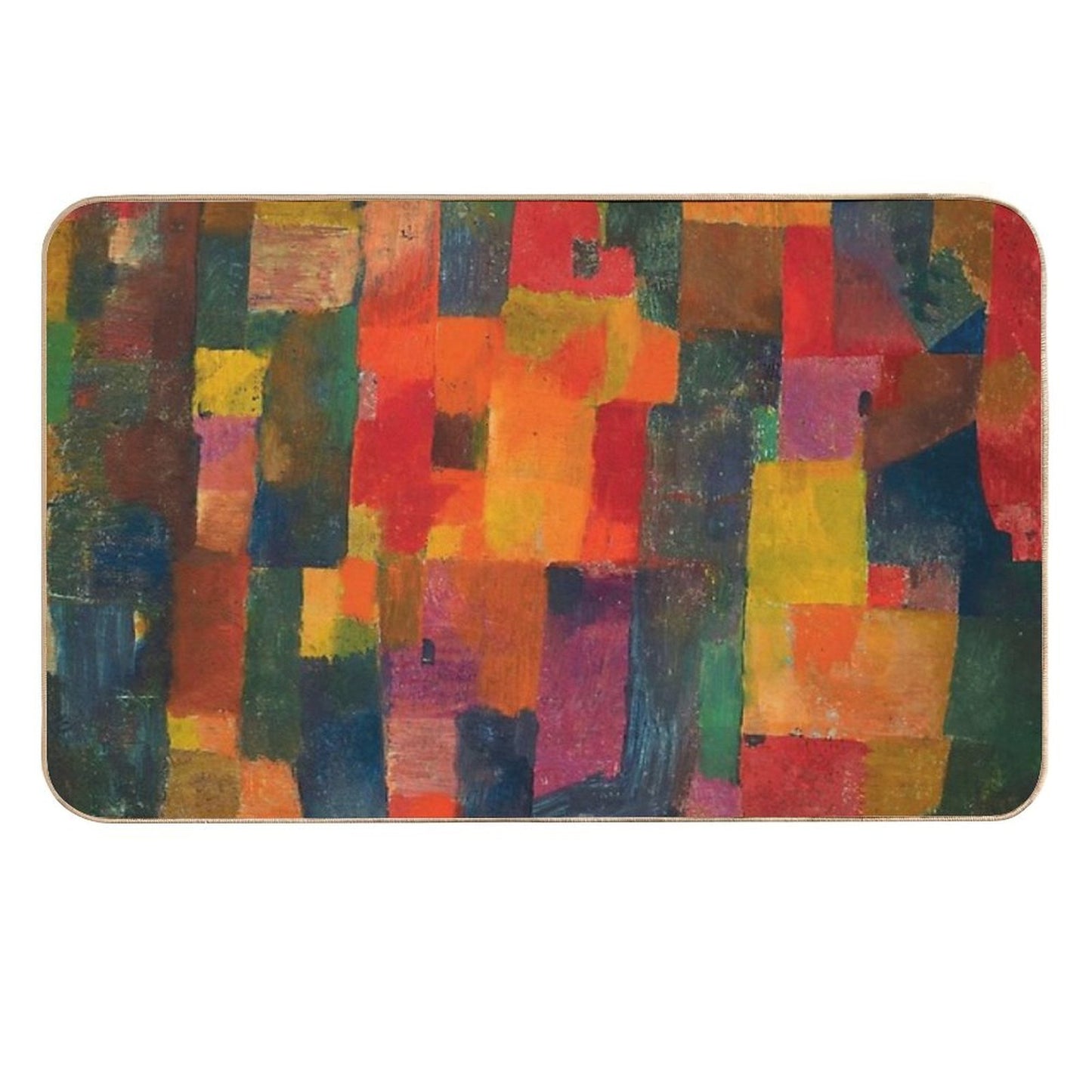 Paul Klee - No Title - Ohne Titel  Slip-Resistant Bath Mat