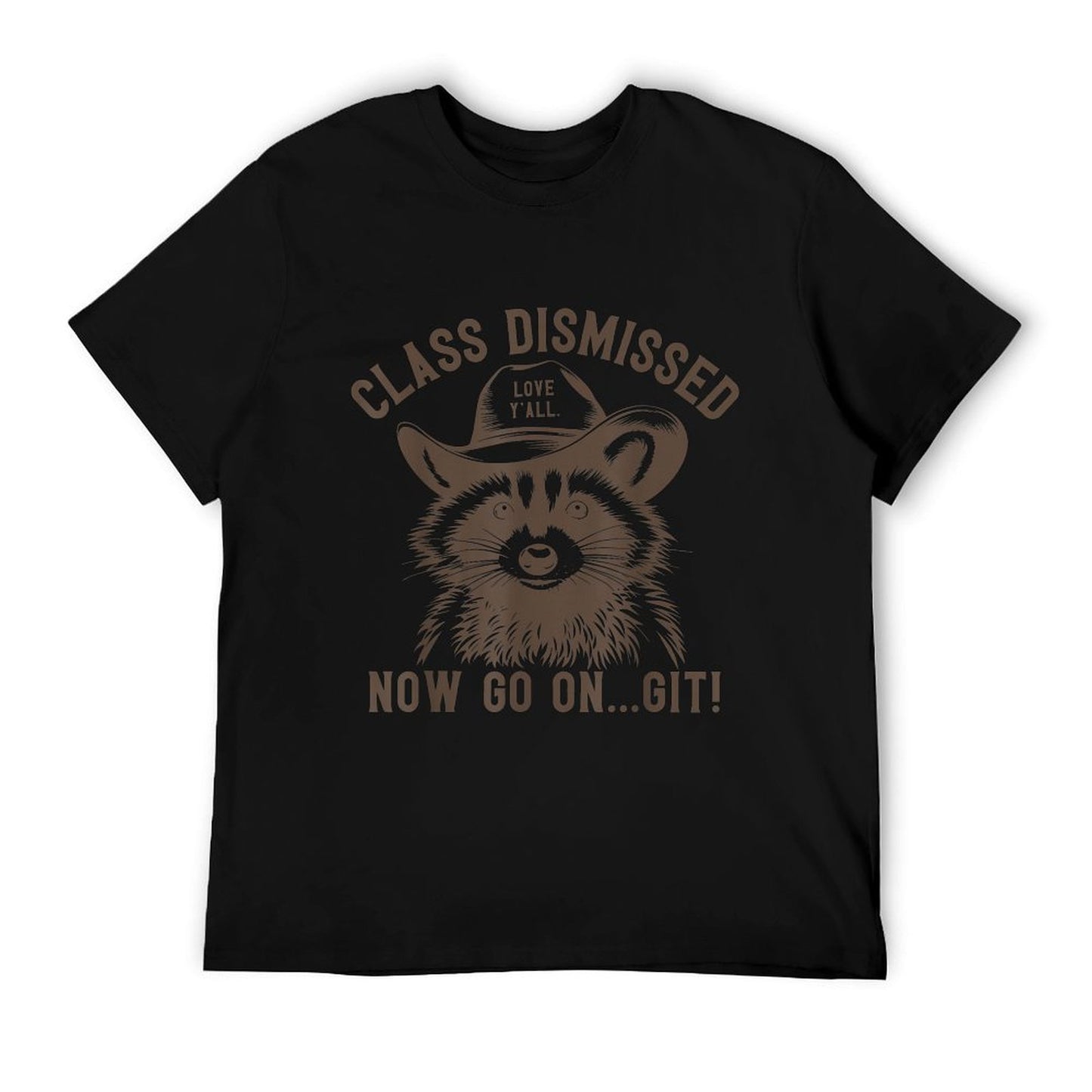 Raccoon Class Dismissed Now Go On Git Fun Last Day of School Versatile T-Shirt