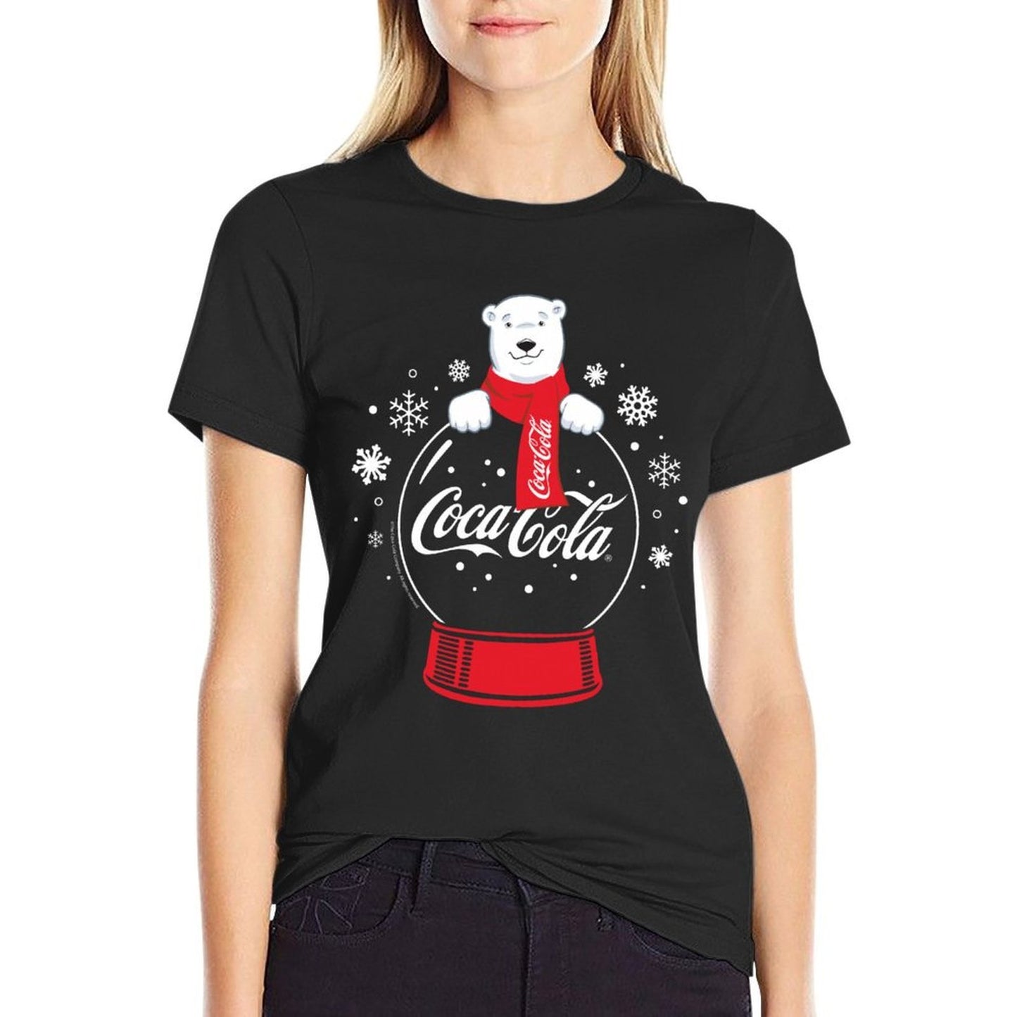 Coca-Cola - Polar Bear Snowglobe  Tagless Design T-Shirt