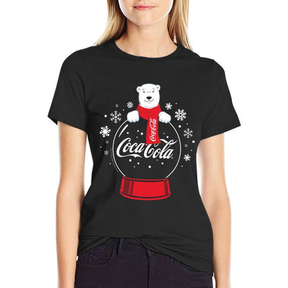 Coca-Cola - Polar Bear Snowglobe  Tagless Design T-Shirt