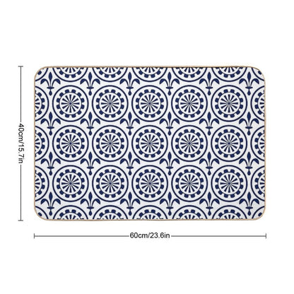 Moroccan Tile Pattern 3  Non-Slip Bath Mat