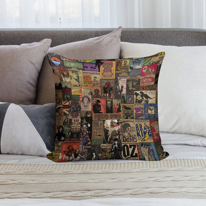 Rock N' Roll Stories II Soft Home Decor Throw Pillow