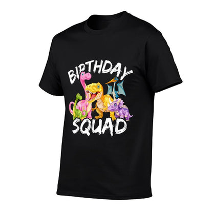 Birthday Squad Dino Kids Birthday Boy Dinosaur Lover Party  Odor-resistant T-Shirt