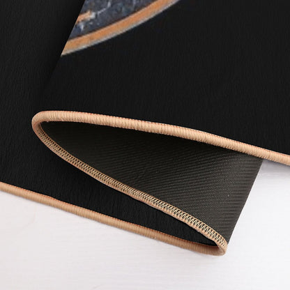 MOTOBÉCANE . Retro Badge  Absorbent Bath Mat