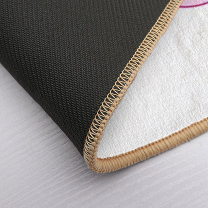 Pink Smiley  Non-Slip Bath Mat