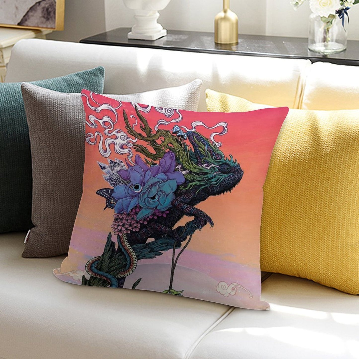 Phantasmagoria Soft Style Accent Throw Pillow