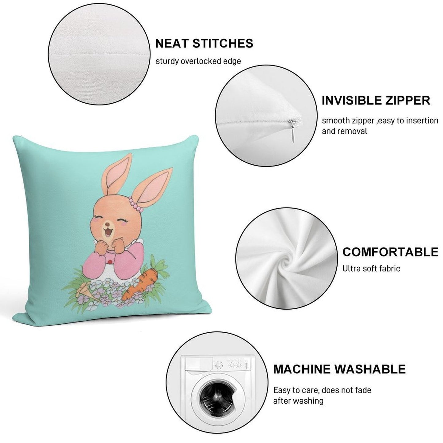 Patty Soft Warmth Comfort Throw Pillow