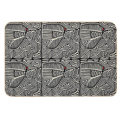 Kuna Indian Pajaro  Multi-Purpose Bath Mat