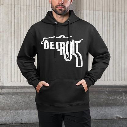 Detroit Smoking Gun Vintage Relaxed Fit Hoodie