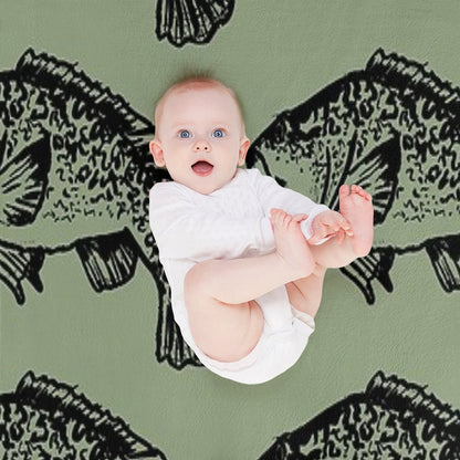 Murray River Cod Multi-functional Throw Blanket