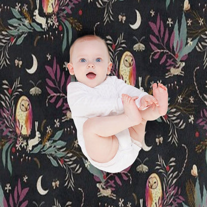 In The Night Garden Quick-dry Throw Blanket