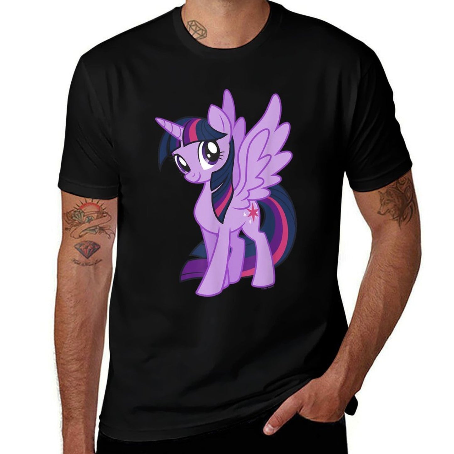 My Little Pony Friendship Is Magic Big Twilight Portrait  Cotton T-Shirt