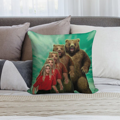 Animorphs #7 The Stranger Cover Artwork by David Mattingly Soft Luxury Feel Throw Pillow
