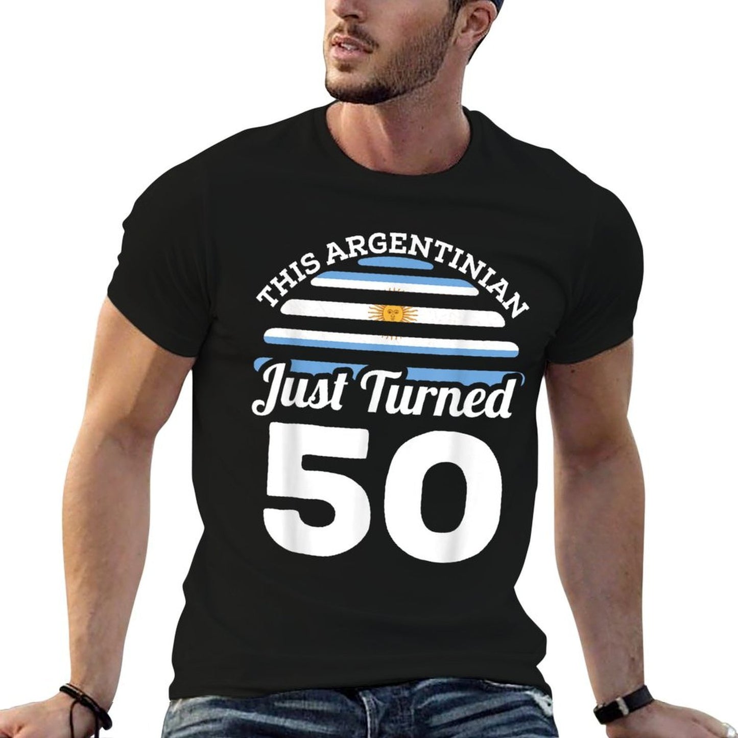 This Argentinian Just Turned 50 Argentina 50th Birthday Gift  Moisture-wicking T-Shirt